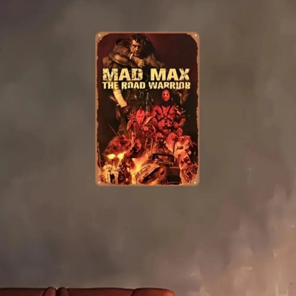 1pc "Road Legacy" Distressed Iron Sign – Vintage Mad Max Art with Interceptor Car Silhouette & Flame Thrower Motif
1pc "Road Legacy" Distressed Iron Sign – Vintage Mad Max Art with Interceptor Car Silhouette & Flame Thrower Motif
