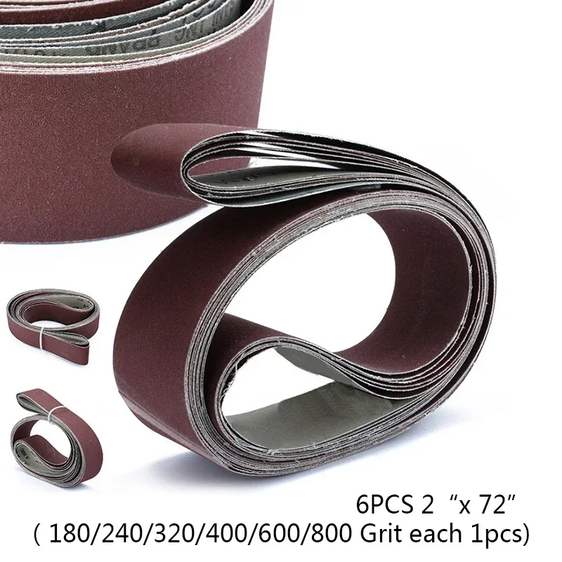 6pcs/Set 2" X 72" Fine Grit Sanding Belt Sandpaper Sander Abrasive Band 5x182cm Belts Sander For Wood Soft Metal Grinding Polish
6pcs/Set 2" X 72" Fine Grit Sanding Belt Sandpaper Sander Abrasive Band 5x182cm Belts Sander For Wood Soft Metal Grinding Polish