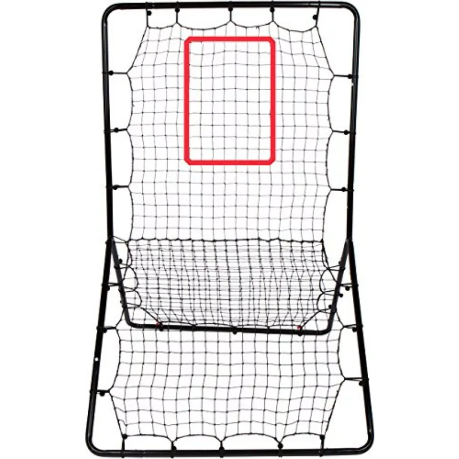 65 Multi-Sport Pitchback Rebound Net Trainer - Outdoor Use Durable Polyester Mesh Black and Orange High-Rebound Performance
65 Multi-Sport Pitchback Rebound Net Trainer - Outdoor Use Durable Polyester Mesh Black and Orange High-Rebound Performance