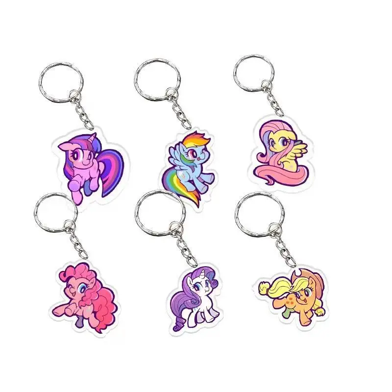 My Little Pony Anime Acrylic Cute Cartoon Keychain Key Ring Friends Girl Charms Creative Accessories Figure Jewelry Pendant Bag
My Little Pony Anime Acrylic Cute Cartoon Keychain Key Ring Friends Girl Charms Creative Accessories Figure Jewelry Pendant Bag