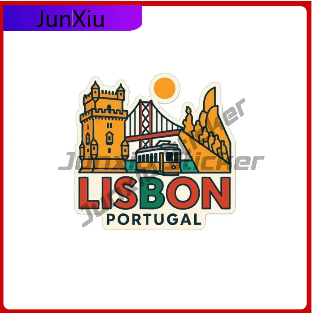 Lisbon Portugal Travel Sticker Vinyl Die-cut Scratch-proof Exterior Decal City Skyline Landmark Design Camping Windshield Guitar
Lisbon Portugal Travel Sticker Vinyl Die-cut Scratch-proof Exterior Decal City Skyline Landmark Design Camping Windshield Guitar