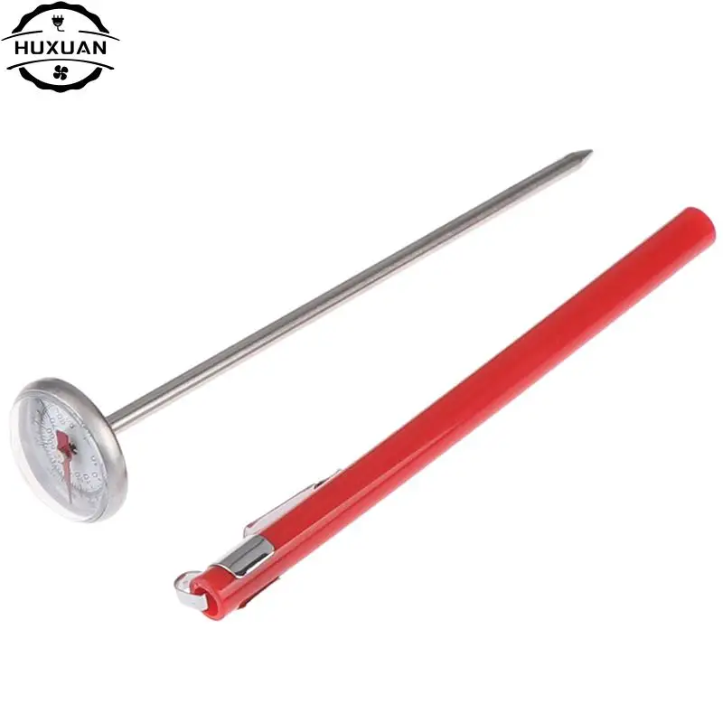 0-100 Degrees Stainless Steel Soil Thermometer Stem Read Dial Display Celsius Range For Ground Compost Garden Supplies
0-100 Degrees Stainless Steel Soil Thermometer Stem Read Dial Display Celsius Range For Ground Compost Garden Supplies