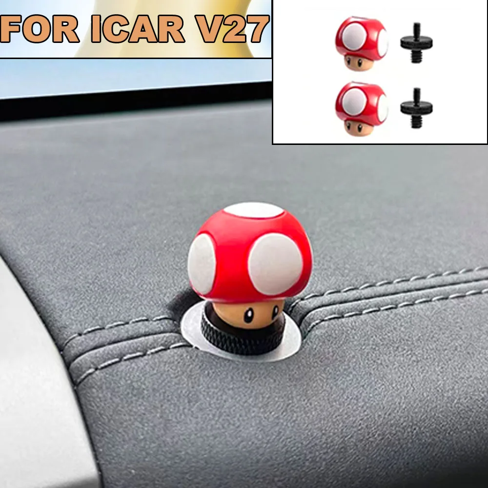 2026-2027 Chery ICAR V27 Dashboard Mushroom Hook Portable Interior Decoration Accessories
2026-2027 Chery ICAR V27 Dashboard Mushroom Hook Portable Interior Decoration Accessories