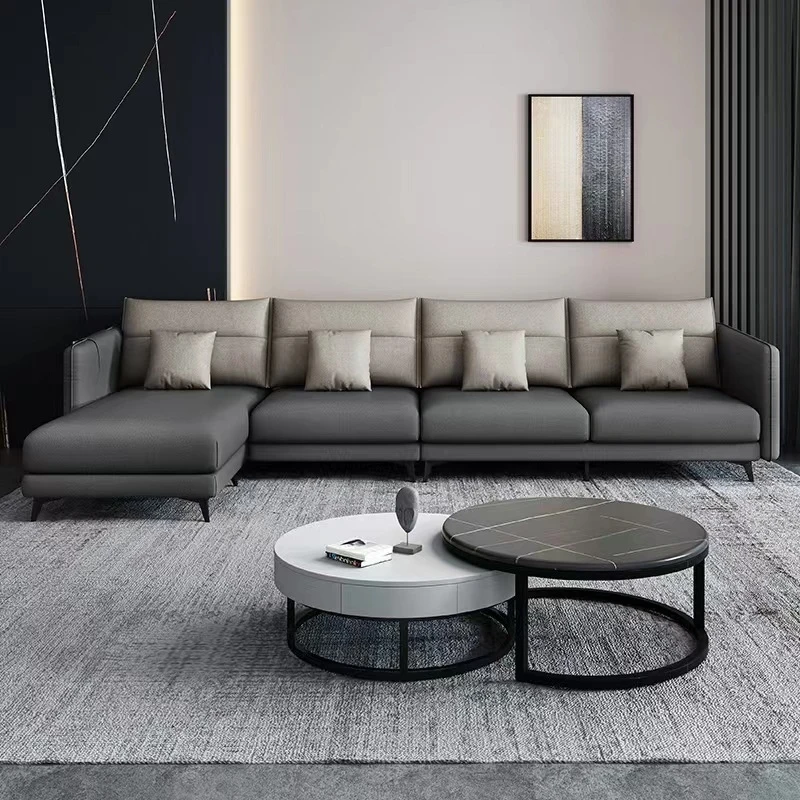 Corner Small Apartments, Modern Minimalist Tech Fabric Sofa Set With Chaise Lounge
Corner Small Apartments, Modern Minimalist Tech Fabric Sofa Set With Chaise Lounge