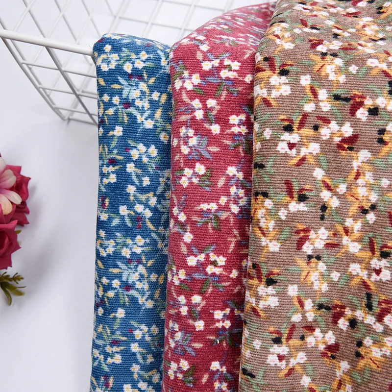 Plant Printed Corduroy Fabric for Women, Polyester Small Floral Pillow Cloth, Handmade Sewing Quilting, Casual Dress, DIY Fashio
Plant Printed Corduroy Fabric for Women, Polyester Small Floral Pillow Cloth, Handmade Sewing Quilting, Casual Dress, DIY Fashio