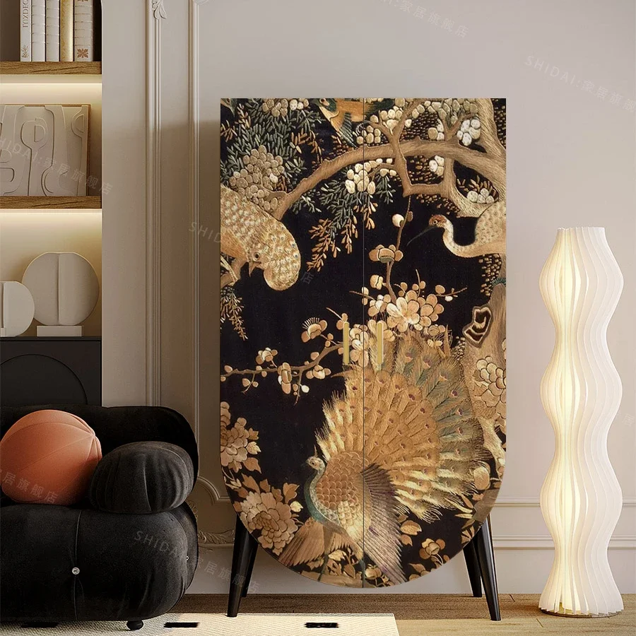 Mid-Ancient Style Solid Wood Installation-Free Home Integrated Living Room Decoration Side Cabinet Bedroom Wardrobe
Mid-Ancient Style Solid Wood Installation-Free Home Integrated Living Room Decoration Side Cabinet Bedroom Wardrobe