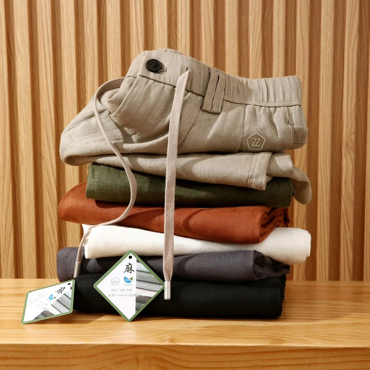 Italian Luxury Linen Straight Leg Men's orts Faion Urban Sle Five-Quarter Length Pure Color Casual Pants for Youth
Italian Luxury Linen Straight Leg Men's orts Faion Urban Sle Five-Quarter Length Pure Color Casual Pants for Youth