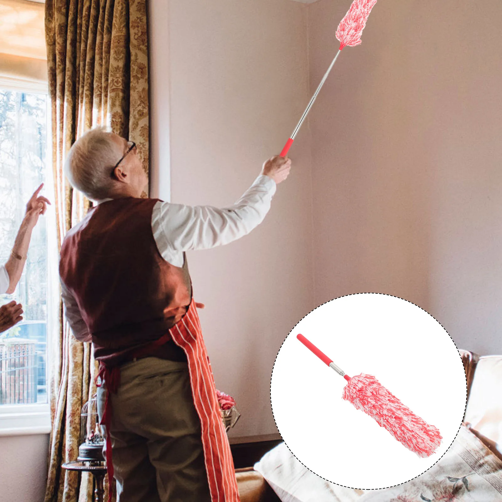 Fiber Duster Static Retractable Cleaner Microfiber Dust Tool Extendable Sweeper Telescopic Design For Car Home
Fiber Duster Static Retractable Cleaner Microfiber Dust Tool Extendable Sweeper Telescopic Design For Car Home