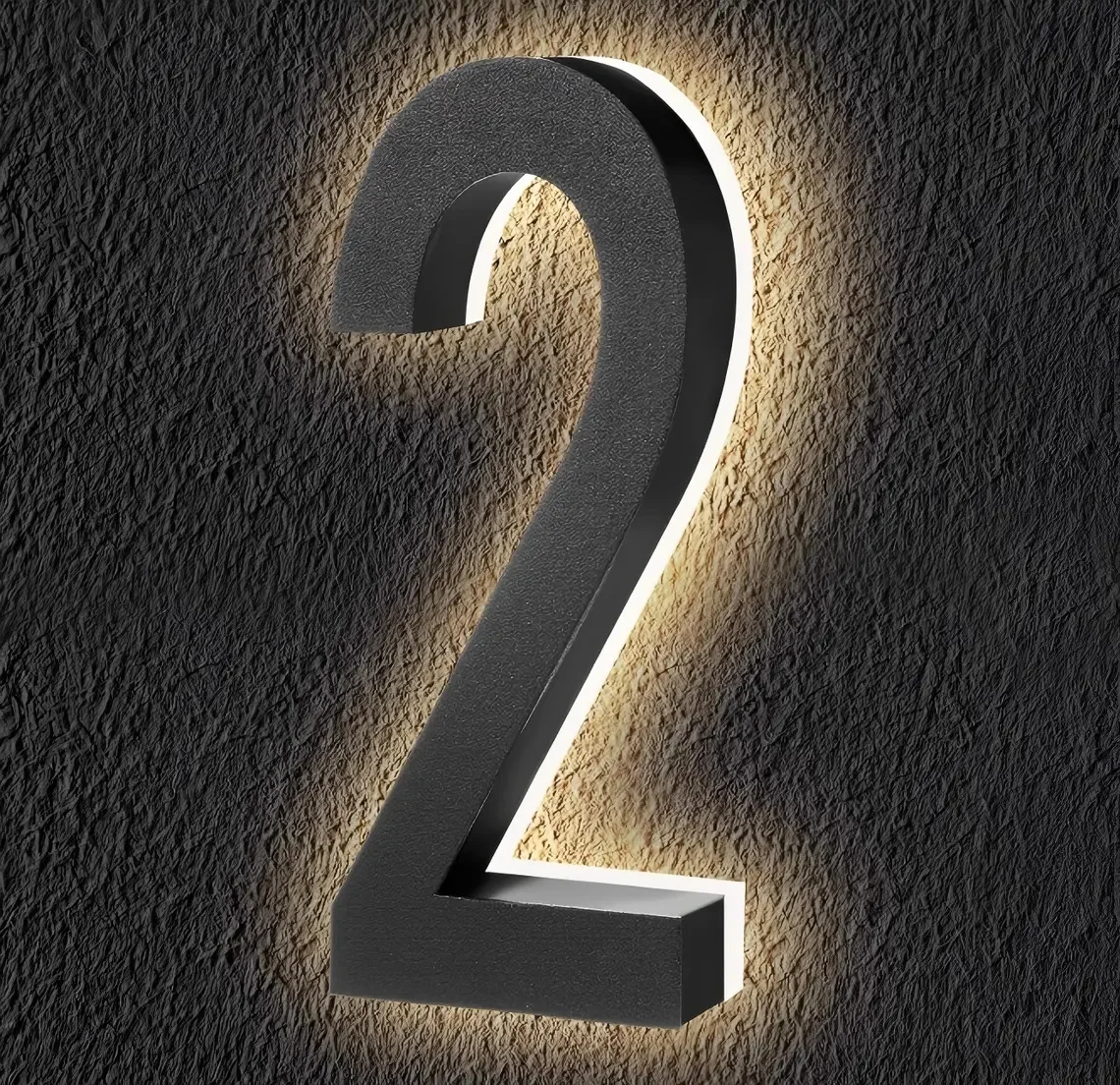 Backlit LED House Numbers - Lighted Address Sign, Rustproof Metal or Acrylic, Easy Mount Illuminated Home Numbers
Backlit LED House Numbers - Lighted Address Sign, Rustproof Metal or Acrylic, Easy Mount Illuminated Home Numbers