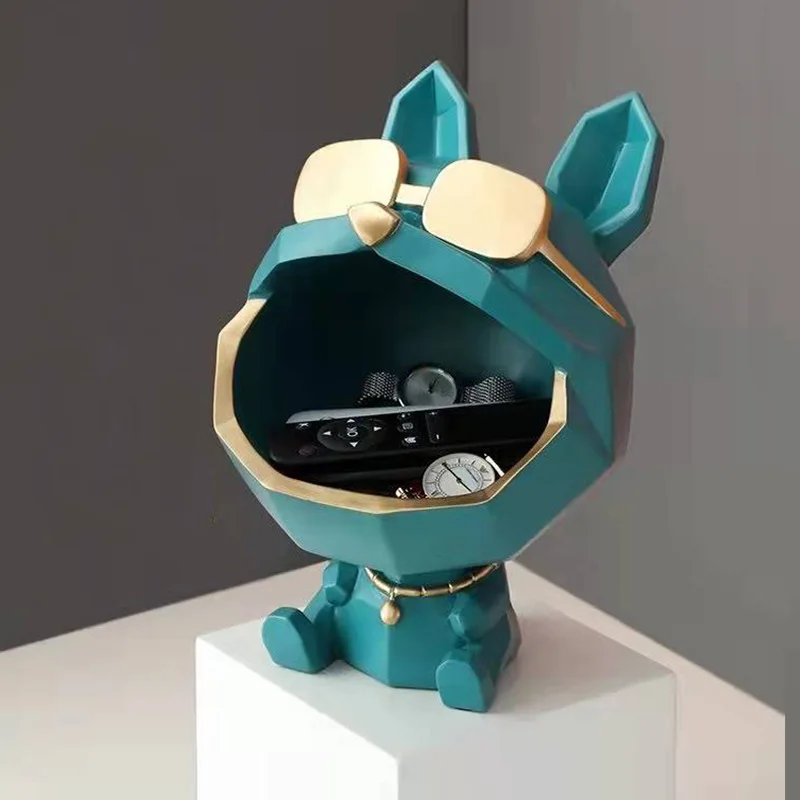 Dog Resin Sculpture, Cool Big Mouth Animal Dog Statue with Storage Box, Key Holder Dog Figurine, Home Ornament Decor Gift
Dog Resin Sculpture, Cool Big Mouth Animal Dog Statue with Storage Box, Key Holder Dog Figurine, Home Ornament Decor Gift
