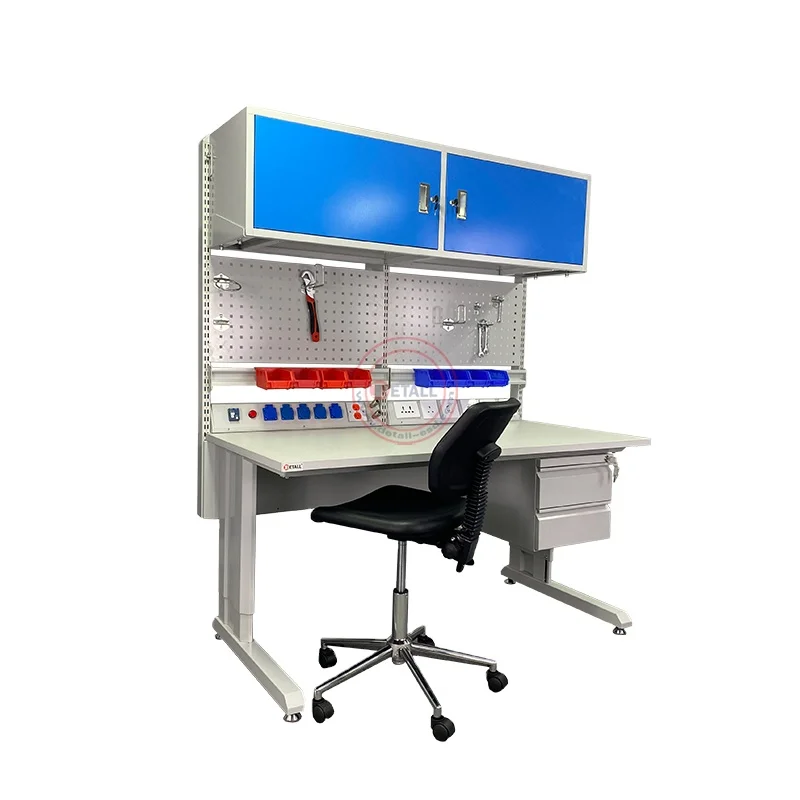 Ergonomic Mobile Workshop Workstation for Research ESD Safe Workbench with All Functional Accessories for Laboratory Use Pro
Ergonomic Mobile Workshop Workstation for Research ESD Safe Workbench with All Functional Accessories for Laboratory Use Pro