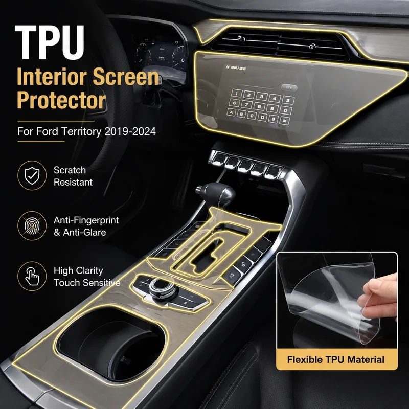 TPU Interior Screen Protector For Ford Territory 2019-2024 Car Accessories Easy Installation, Replacement Parts
TPU Interior Screen Protector For Ford Territory 2019-2024 Car Accessories Easy Installation, Replacement Parts