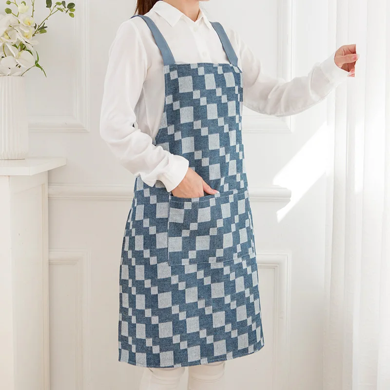 Fashionable Korean apron for women's household kitchen cooking waist breathable proof small and fresh work clothes
Fashionable Korean apron for women's household kitchen cooking waist breathable proof small and fresh work clothes