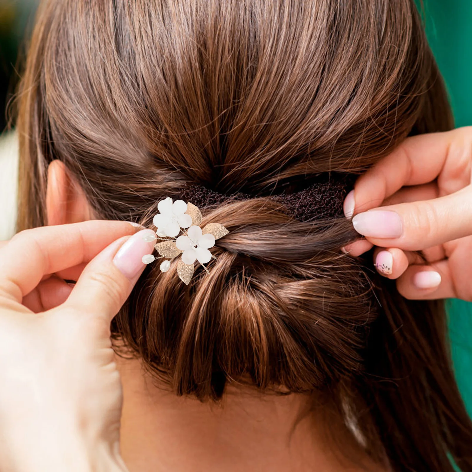 5Pcs Wedding Hair Fork Metal U Shaped Hairpins Elegant Flower Design Bridal Bridesmaid Hair Accessories for Weddings
5Pcs Wedding Hair Fork Metal U Shaped Hairpins Elegant Flower Design Bridal Bridesmaid Hair Accessories for Weddings