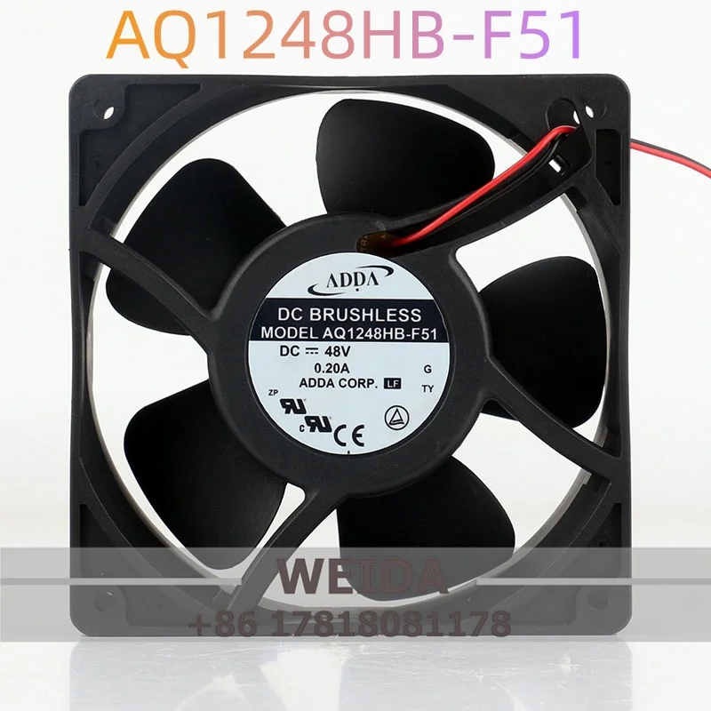 AQ1248HB-F51 ADDA 12V 24V AC EC 12038 120x120x38MM 12CM Waterproof humidifier Cabinet inverter Axial flow Coolingfan DC48V 0.20A
AQ1248HB-F51 ADDA 12V 24V AC EC 12038 120x120x38MM 12CM Waterproof humidifier Cabinet inverter Axial flow Coolingfan DC48V 0.20A