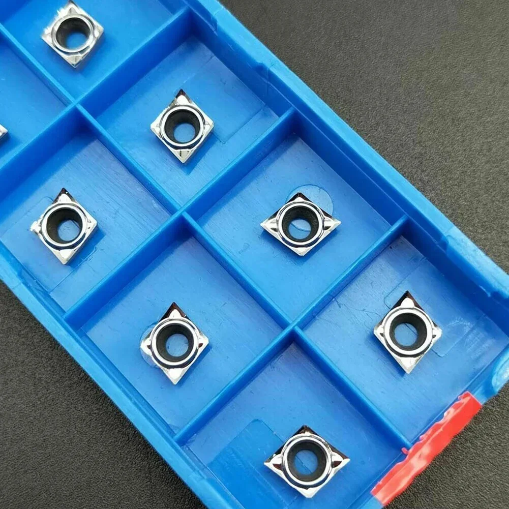 10pcs 80° CCMT060202/CCGT060202-AK H01 CCGT21.50.5 Carbide Insert Aluminum Turning Insert Lathe Tool CNC Steel Processing Turnin
10pcs 80° CCMT060202/CCGT060202-AK H01 CCGT21.50.5 Carbide Insert Aluminum Turning Insert Lathe Tool CNC Steel Processing Turnin