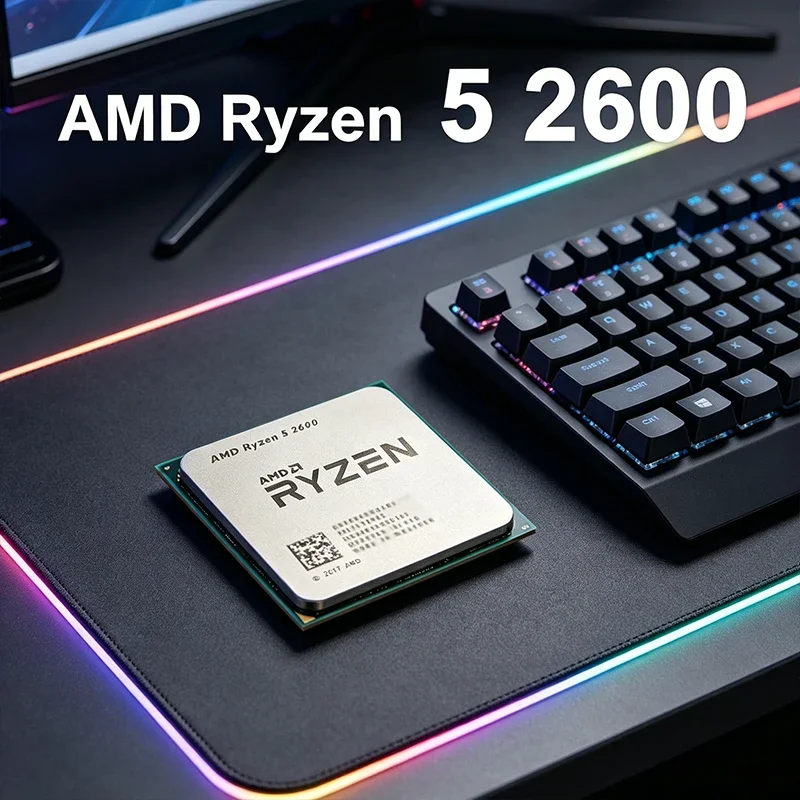AMD Ryzen 5 R5 2600 3.4GHz 6-Core 12-Core CPU Processor Socket AM4
AMD Ryzen 5 R5 2600 3.4GHz 6-Core 12-Core CPU Processor Socket AM4