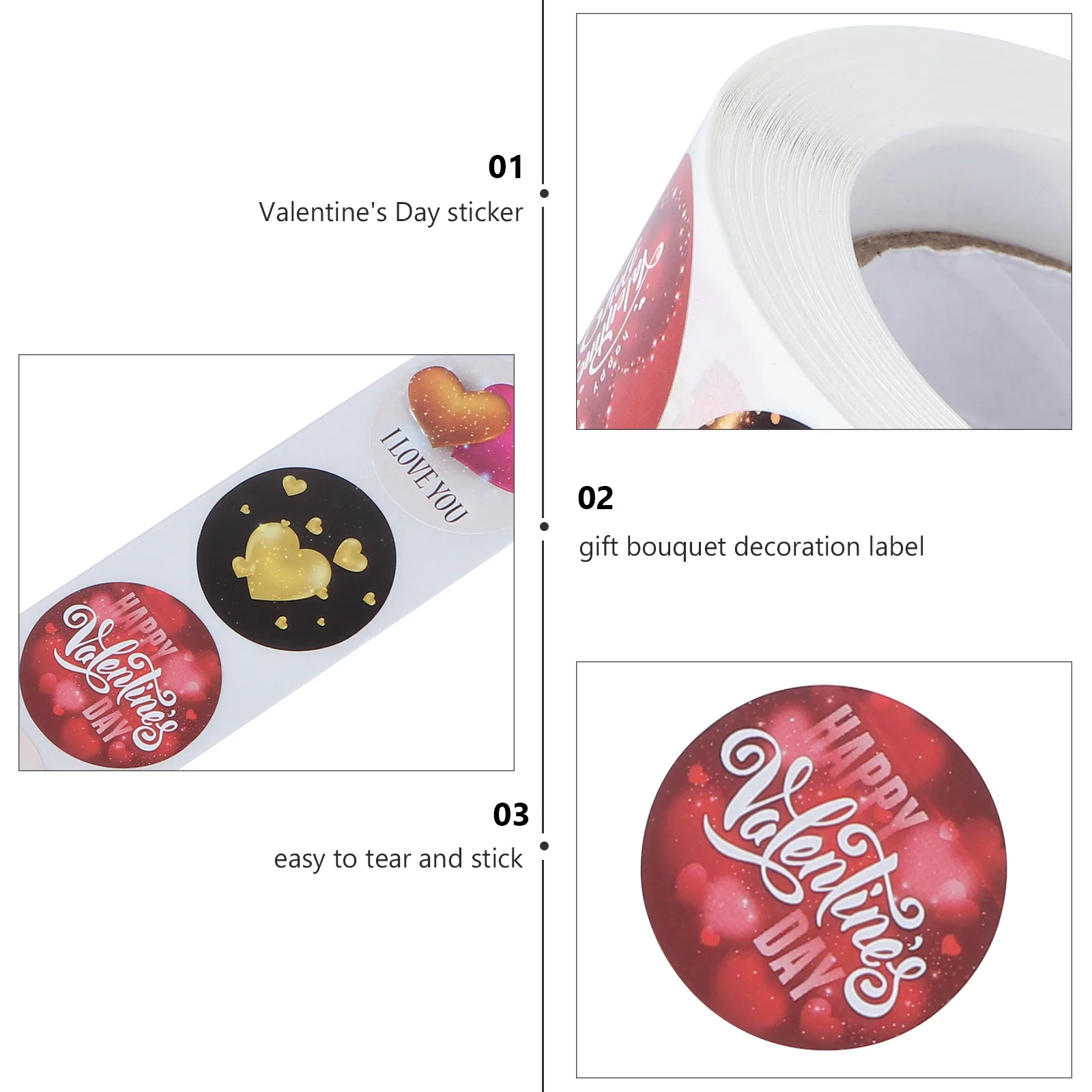 2 Rolls Valentine's Day Gift Stickers Decorative Sealing Labels for Envelopes Jars Bottles Parties Favors Charming Red Hearts
2 Rolls Valentine's Day Gift Stickers Decorative Sealing Labels for Envelopes Jars Bottles Parties Favors Charming Red Hearts