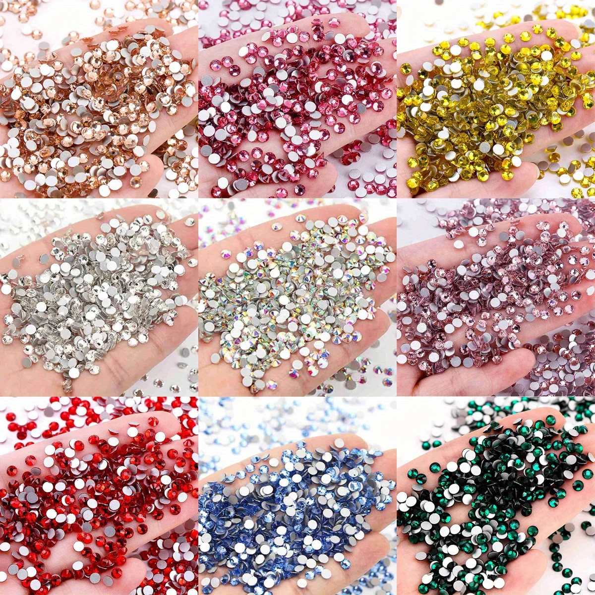 1000/500Pcs 2/3/4mm Round Resin Flat Bottom Color Glitter Rhinestones DIY 3D Nail Art Decoration Manicure Gem Accessories
1000/500Pcs 2/3/4mm Round Resin Flat Bottom Color Glitter Rhinestones DIY 3D Nail Art Decoration Manicure Gem Accessories
