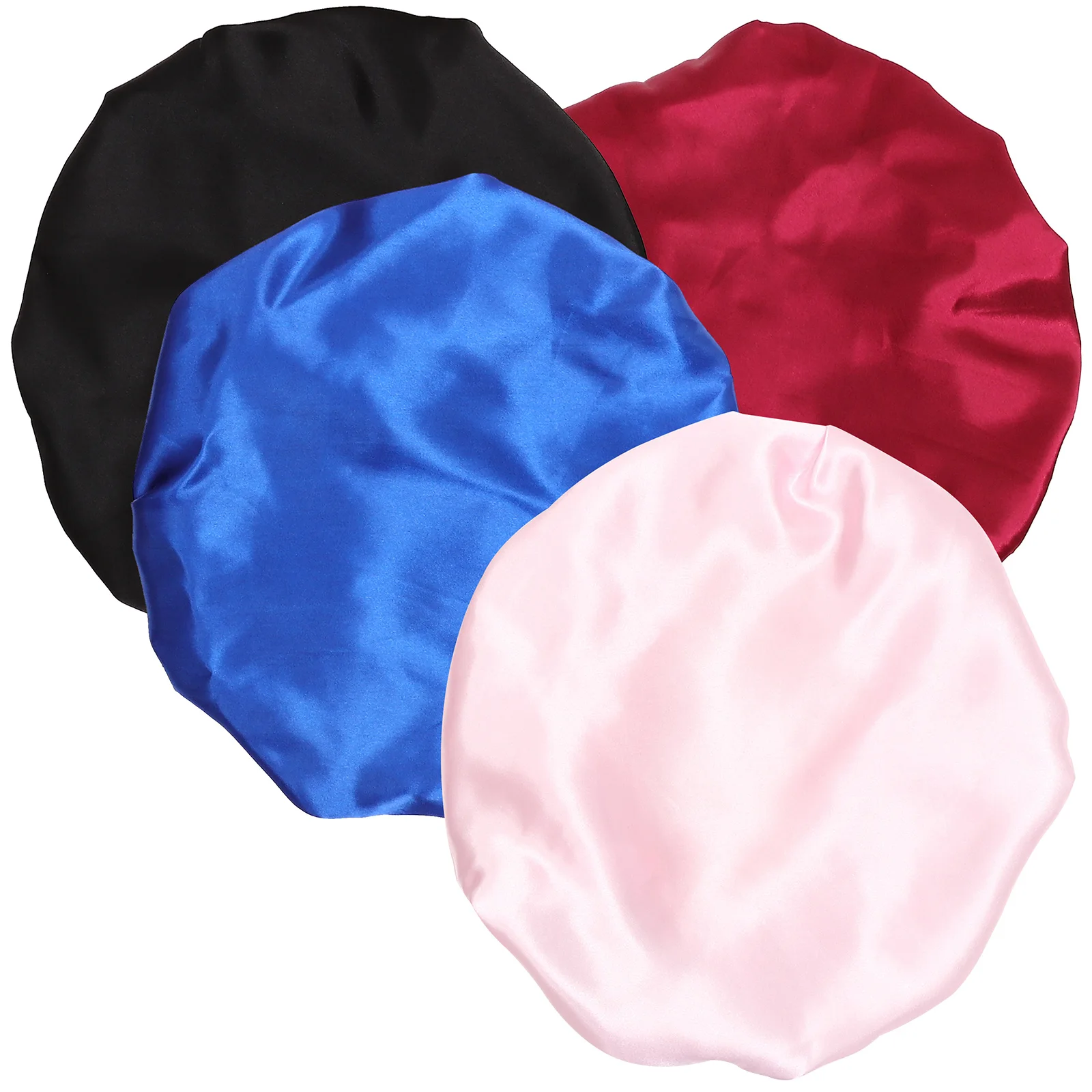 4Pcs Satin Bonnet Hair Protector Sleep Cap Bonnet for Women Short Hair Makeup Face Wash
4Pcs Satin Bonnet Hair Protector Sleep Cap Bonnet for Women Short Hair Makeup Face Wash