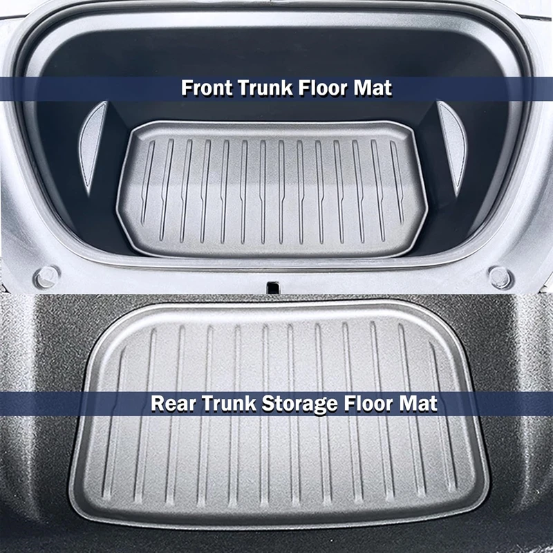 For Tesla Model Y Juniper 2025 Front Rear Trunk Mat TPE Lower Storage Box Pads Protective Cover Cargo Liner Trunk Tray Floor Mat
For Tesla Model Y Juniper 2025 Front Rear Trunk Mat TPE Lower Storage Box Pads Protective Cover Cargo Liner Trunk Tray Floor Mat