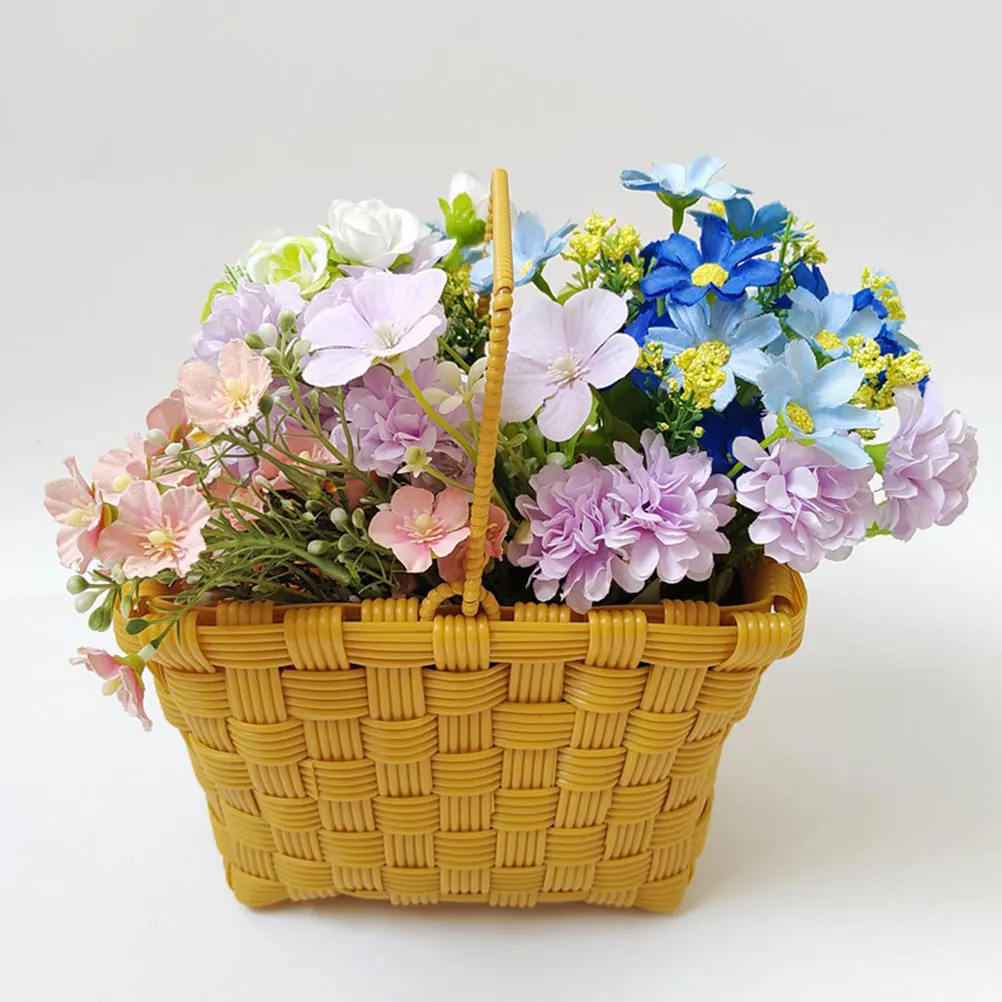 1 Plastic Storage Basket 19x11x13cm Woven H made Portable Fruits Vegetable Gathering Basket Picnic Camping Outdoor
1 Plastic Storage Basket 19x11x13cm Woven H made Portable Fruits Vegetable Gathering Basket Picnic Camping Outdoor