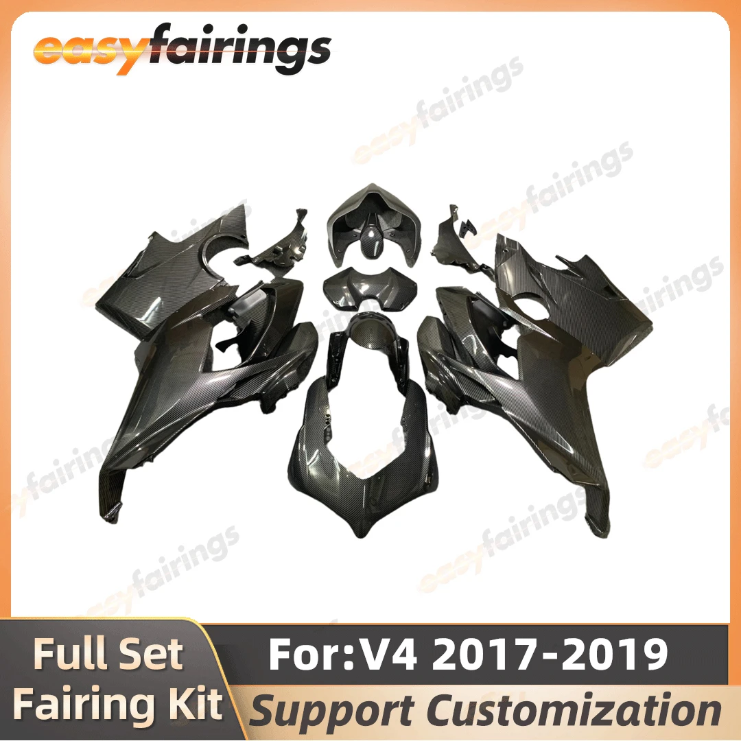 Carbon Fibre Paint Motorcycle Full Fairing kit Fit For DUCATI Panigale v4 v4s V4R 2017 2018 2019 2020 Injection Mold bodywork
Carbon Fibre Paint Motorcycle Full Fairing kit Fit For DUCATI Panigale v4 v4s V4R 2017 2018 2019 2020 Injection Mold bodywork