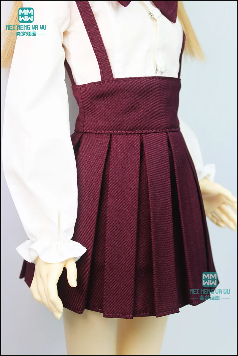 Fashionable bib skirt gray, black, burgundy Fits 43-60cm 1/3 1/4 DD SD MSD BJD Doll Clothes
Fashionable bib skirt gray, black, burgundy Fits 43-60cm 1/3 1/4 DD SD MSD BJD Doll Clothes