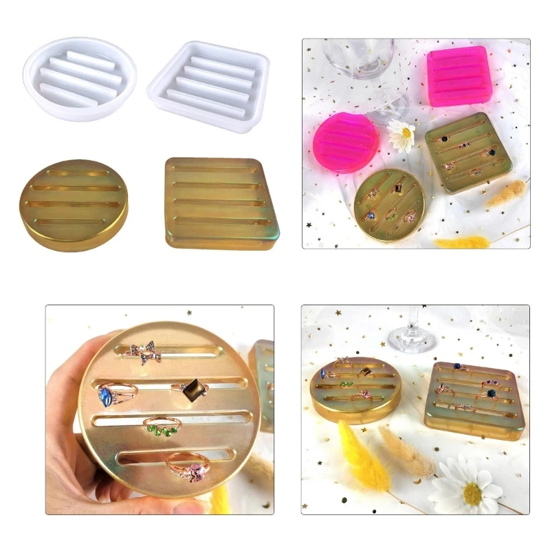DIY Epoxy Crystal Resin 3D Round Square Jewelry Storage Box Mold for Rings Necklace Jewelry Storage Home Decoration
DIY Epoxy Crystal Resin 3D Round Square Jewelry Storage Box Mold for Rings Necklace Jewelry Storage Home Decoration