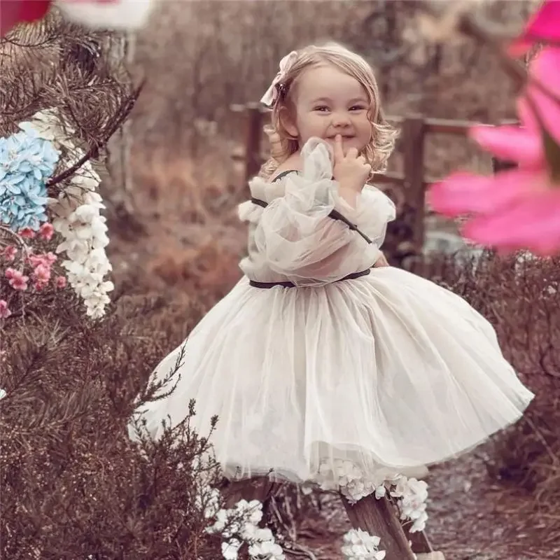 Baby Girl Princess Off Shoulder Tutu Dress Long Sleeve Toddler Baby Romper Child Elegant Gauze Tulle Birthday Wedding
Baby Girl Princess Off Shoulder Tutu Dress Long Sleeve Toddler Baby Romper Child Elegant Gauze Tulle Birthday Wedding