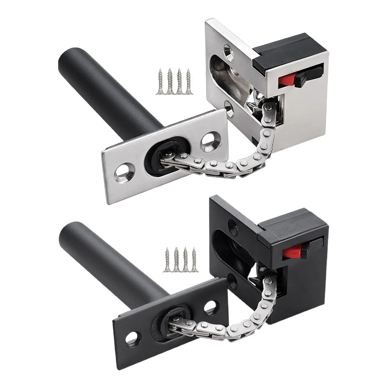 Door Chain Lock Safety Guard Thickened Aluminum Alloy Latch Bolt for Gate Protection Hotel Interior Use
Door Chain Lock Safety Guard Thickened Aluminum Alloy Latch Bolt for Gate Protection Hotel Interior Use