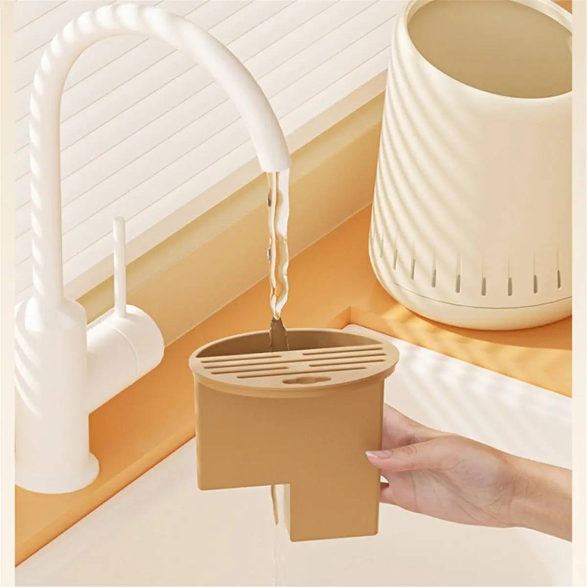 НОВИНКА 2026: Многофункциональная подставка для палочек в кремовом стиле с дренажем, органайзер для кухонных принадлежностей и палочек А
НОВИНКА 2026: Многофункциональная подставка для палочек в кремовом стиле с дренажем, органайзер для кухонных принадлежностей и палочек А