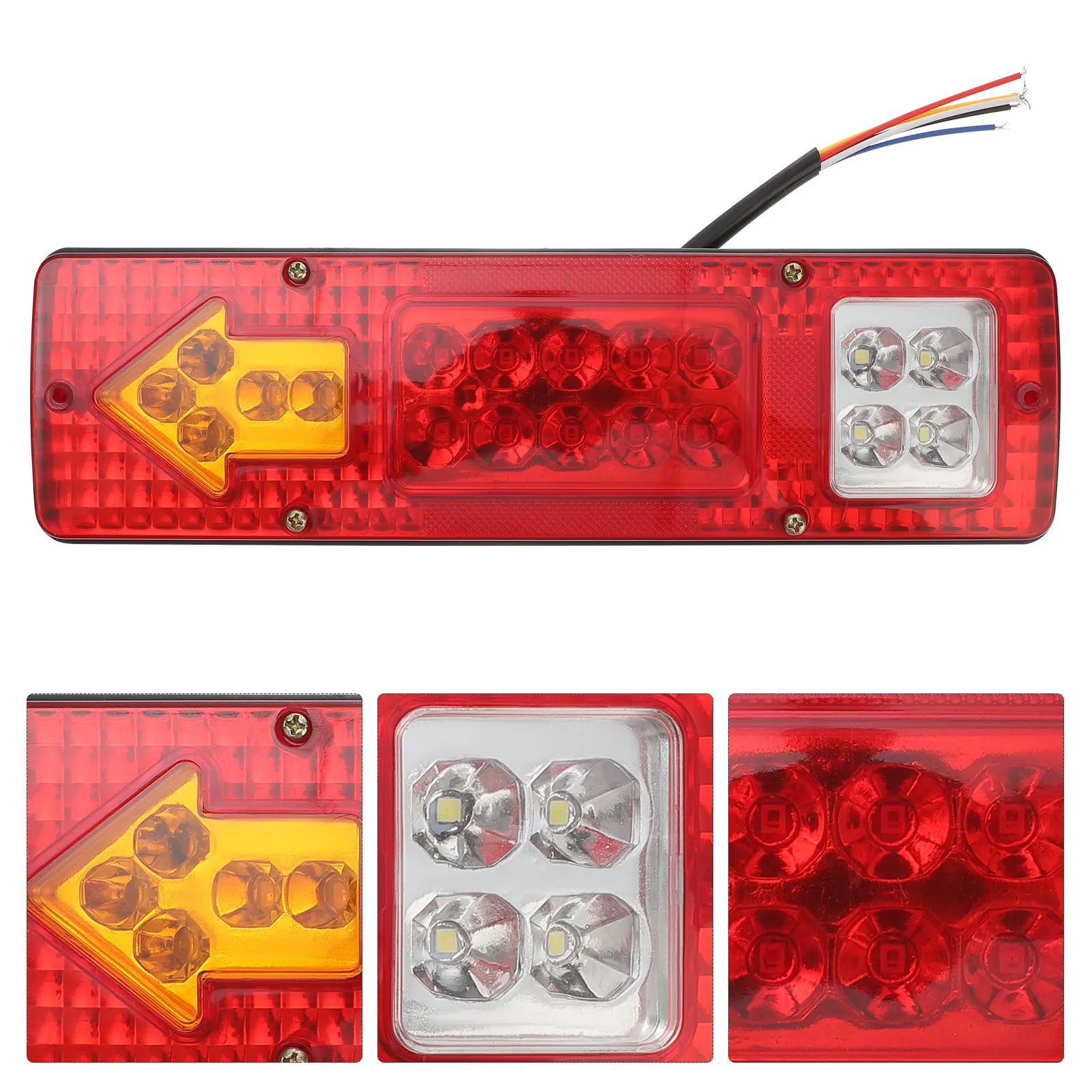 2Pcs LED Trailer Tail Lights Rear Running Lamps 12V Red Waterproof Submersible Reliable Safe Modern Replacement
2Pcs LED Trailer Tail Lights Rear Running Lamps 12V Red Waterproof Submersible Reliable Safe Modern Replacement