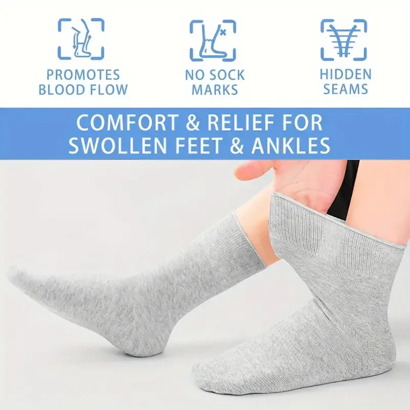 7 Pairs Man Non Binding Diabetes Socks Comfortable Breathable Socks Suitable For Elderly Man For Fat Feet Men Plus Size39-48
7 Pairs Man Non Binding Diabetes Socks Comfortable Breathable Socks Suitable For Elderly Man For Fat Feet Men Plus Size39-48