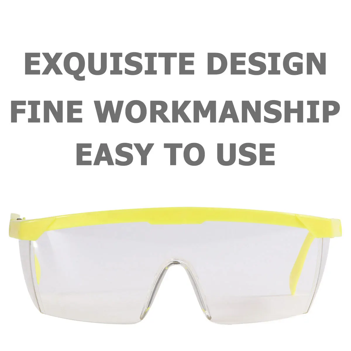 Splashproof Goggles Protective Eyewear Cycling Glasses Yellow Frame Windproof Impact Resistance Eye Protection Outdoor Sports
Splashproof Goggles Protective Eyewear Cycling Glasses Yellow Frame Windproof Impact Resistance Eye Protection Outdoor Sports