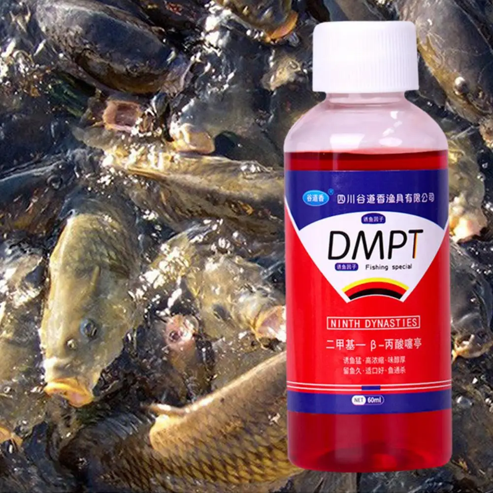 60ml NEW DMPT Fish Attractant For Crucian Carp Grass Carp Fishing Bait Lures Wild Fishing Accessories C7O5
60ml NEW DMPT Fish Attractant For Crucian Carp Grass Carp Fishing Bait Lures Wild Fishing Accessories C7O5