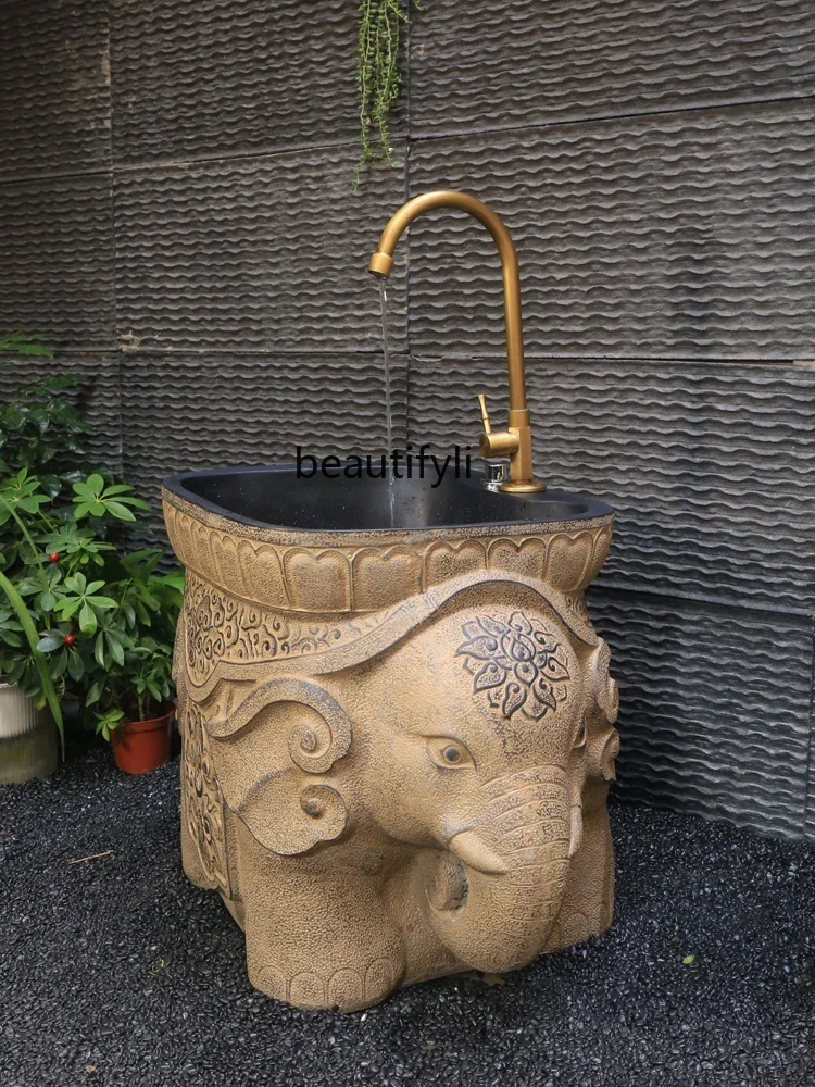 45Outdoor Yard Mop Pool Mop Sink Courtyard in Chinese Antique Style Wash Mop Sink 
45Outdoor Yard Mop Pool Mop Sink Courtyard in Chinese Antique Style Wash Mop Sink
