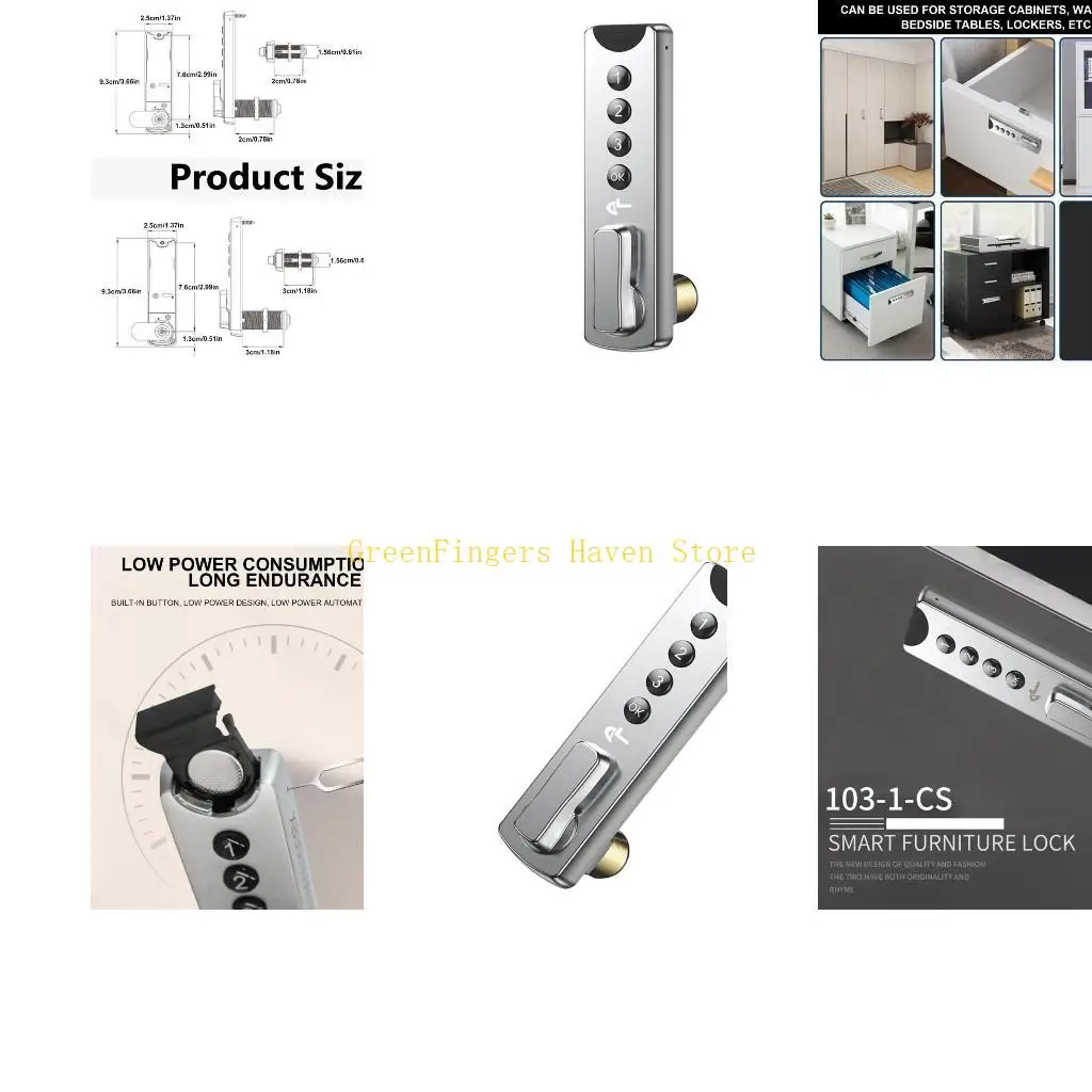 F68D Electronic Cabinet Lock Intelligent Digital Password Keyless Lock Easy to Use
F68D Electronic Cabinet Lock Intelligent Digital Password Keyless Lock Easy to Use