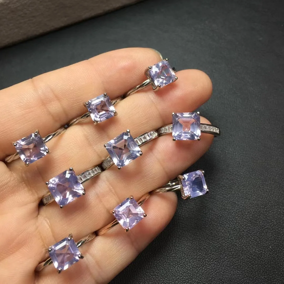1 Pc Fengbaowu Natural Purple Jade Quartz Ring Square Faceted 925 Sterling Silver Crystal Healing Stone Fashion Jewelry Gift
1 Pc Fengbaowu Natural Purple Jade Quartz Ring Square Faceted 925 Sterling Silver Crystal Healing Stone Fashion Jewelry Gift