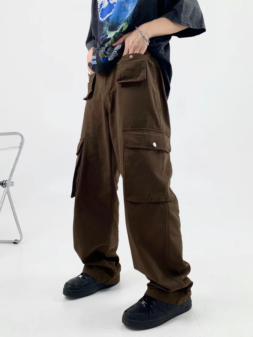 European and American retro casual overalls, men's high street fashion, INS, niche design, multiple pockets, loose straight 2022
European and American retro casual overalls, men's high street fashion, INS, niche design, multiple pockets, loose straight 2022