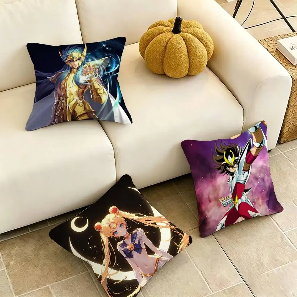 Saint S-Seiya Anime Square Double-Sided printed Pillow Case Bedroom Bedside Pillow Sofa Cushion Cover Gift
Saint S-Seiya Anime Square Double-Sided printed Pillow Case Bedroom Bedside Pillow Sofa Cushion Cover Gift