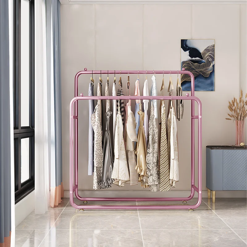Custom. New Golden Rose Gold High and Low Double Row Clothing Display Stand Storage Coat Rack Nordic Light Luxury Thick
Custom. New Golden Rose Gold High and Low Double Row Clothing Display Stand Storage Coat Rack Nordic Light Luxury Thick