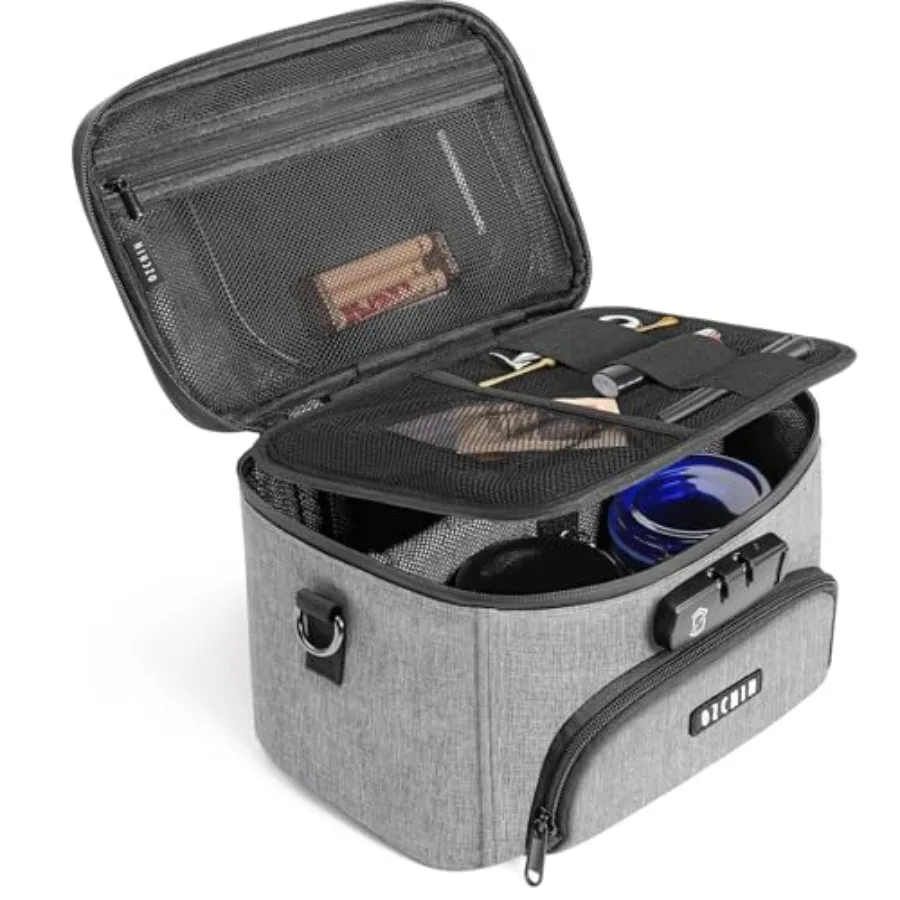 Smell Proof Bag with Combination Lock, Smell Proof Box Activated Carbon Fiber Smoking Accessories, Smell Proof Container, Great
Smell Proof Bag with Combination Lock, Smell Proof Box Activated Carbon Fiber Smoking Accessories, Smell Proof Container, Great