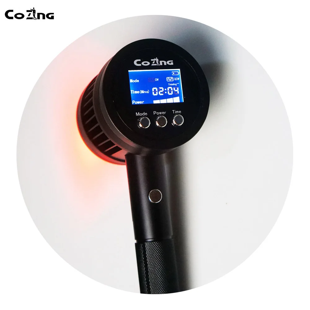 COZING Холодный лазерный терапевтический аппарат 3 Вт 650 нм 808 нм Ручной мягкий лазер для лечения воспаления и облегчения боли, жесткости мышц
COZING Холодный лазерный терапевтический аппарат 3 Вт 650 нм 808 нм Ручной мягкий лазер для лечения воспаления и облегчения боли, жесткости мышц