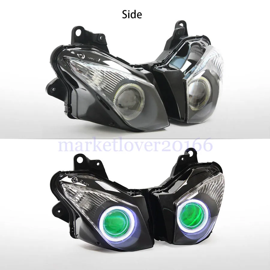Motorcycle Accessories Headlight Front LED Light Headlamp Custom HID Headlight Assembly Fits For Kawasaki Ninja ZX6R 2009 - 2012
Motorcycle Accessories Headlight Front LED Light Headlamp Custom HID Headlight Assembly Fits For Kawasaki Ninja ZX6R 2009 - 2012