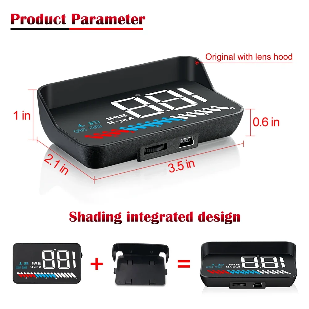 Auto Diagnostic Tool Best Sell M7 GPS+OBD2 Smart Gauge Car Huds Head up Display with GPS Navigation Auto Electronics
Auto Diagnostic Tool Best Sell M7 GPS+OBD2 Smart Gauge Car Huds Head up Display with GPS Navigation Auto Electronics