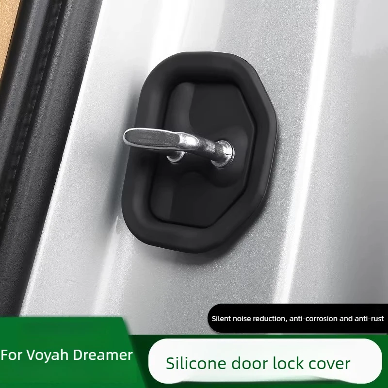 For 2024-2025 Voyah Dreamer Silicone Door Lock Cover & Striker Protector, Rustproof Decorative Modified Accessories
For 2024-2025 Voyah Dreamer Silicone Door Lock Cover & Striker Protector, Rustproof Decorative Modified Accessories