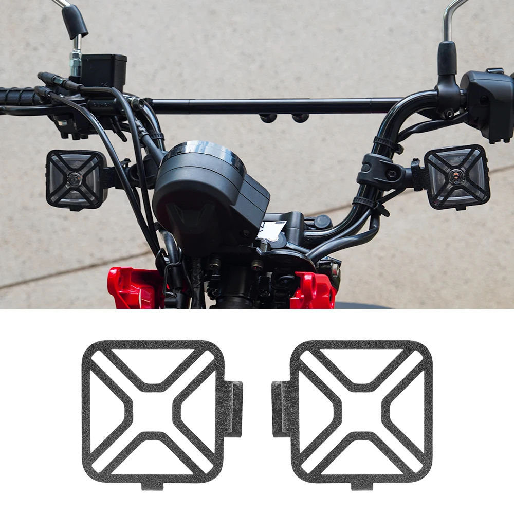 Motorcycle taillights and turn signals protective cover made of durable metal and rust resistant, suitable for Honda Cub CC 125
Motorcycle taillights and turn signals protective cover made of durable metal and rust resistant, suitable for Honda Cub CC 125