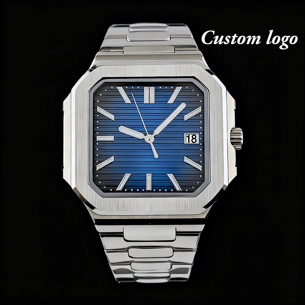 Часы NH35, мужские часы, квадратные часы из нержавеющей стали, часы с индивидуальным логотипом, часы с сапфировым стеклом, часы с механизмом NH35
Часы NH35, мужские часы, квадратные часы из нержавеющей стали, часы с индивидуальным логотипом, часы с сапфировым стеклом, часы с механизмом NH35