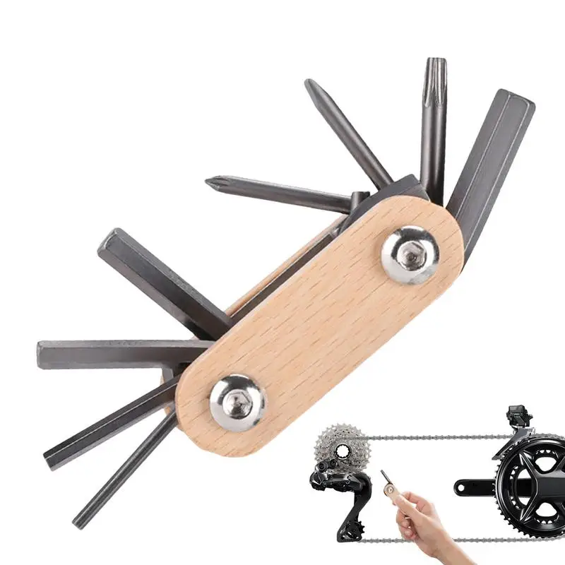 Bike Tool Kit Maintenance Set For Cycling 8-in-1 Cycling Repair Tool Kit Multi Function Accessories Set For Road Mountain Bikes
Bike Tool Kit Maintenance Set For Cycling 8-in-1 Cycling Repair Tool Kit Multi Function Accessories Set For Road Mountain Bikes
